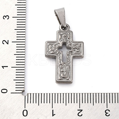 304 Stainless Steel Pendants X-STAS-P241-10P-1