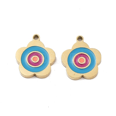Ion Plating(IP) 316 Surgical Stainless Steel Charms STAS-U014-38G-1
