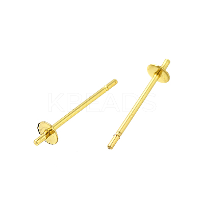 304 Stainless Steel Stud Earring Findings STAS-P370-01A-G-1