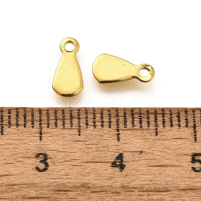 304 Stainless Steel Stamping Blank Tag Charms STAS-F311-04G-03-1
