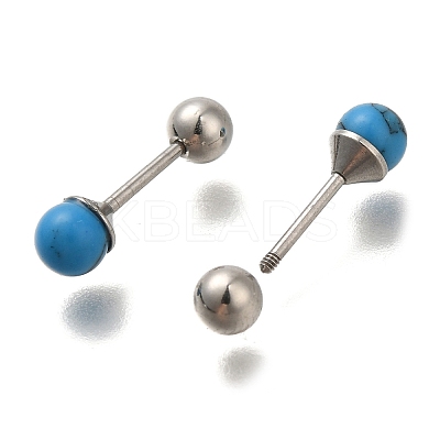 201 Stainless Steel Ear Plugs Gauges EJEW-C118-08P-02-1