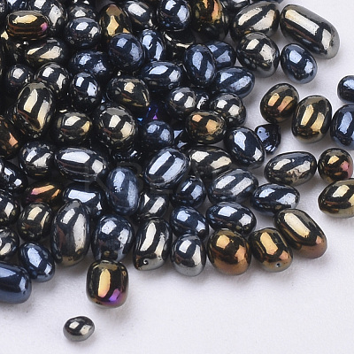 Plated Glass Seed Beads SEED-Q030-A-02-1