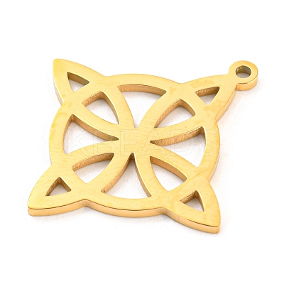 304 Stainless Steel Pendants STAS-P330-03G-1