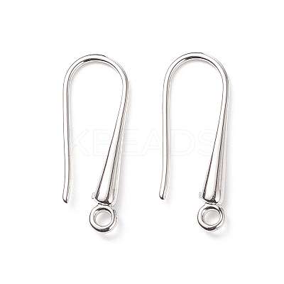Eco-Friendly Brass Earring Hooks KK-M157-03P-NR-1