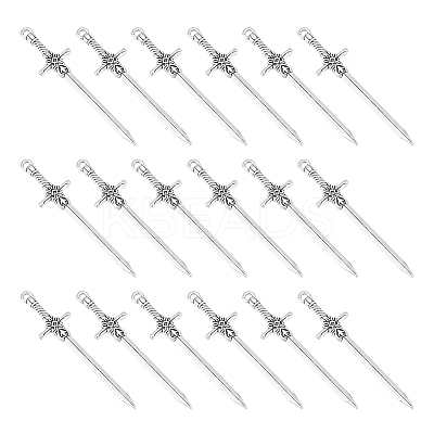 50Pcs Tibetan Style Alloy Pendants TIBEP-UN0001-06-1