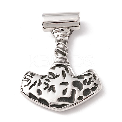 304 Stainless Steel Pendants STAS-M299-23AS-1