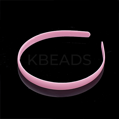 Hair Accessories Plain Plastic Hair Band Findings OHAR-N005-01E-1