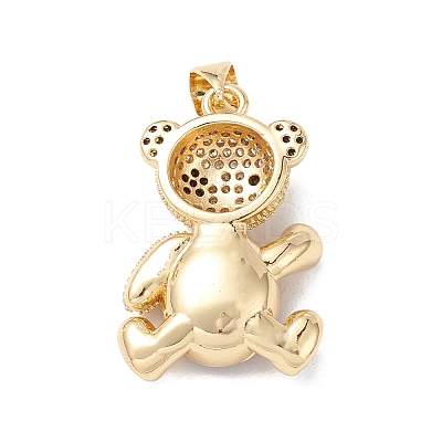 Brass Micro Pave Cubic Zirconia Pendants KK-M240-14-1