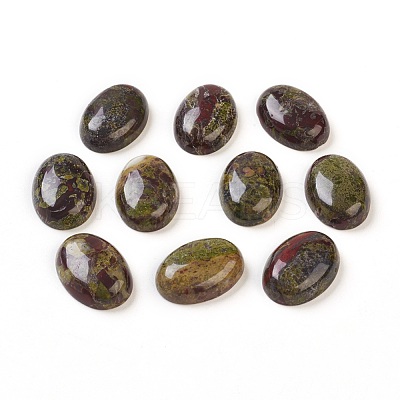 Natural Dragon Blood Stone Cabochons G-G769-04C-1
