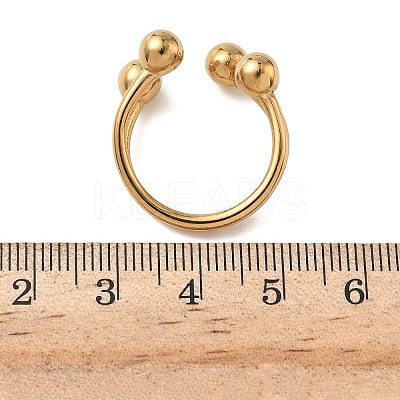 304 Stainless Steel Cuff Rings RJEW-Z118-05G-1