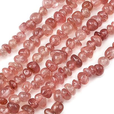 Natural Strawberry Quartz Beads Strands G-P622-B01-01-1