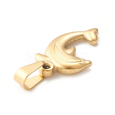 Ion Plating(IP) 304 Stainless Steel Pendants LS-STAS-F288-03G-1