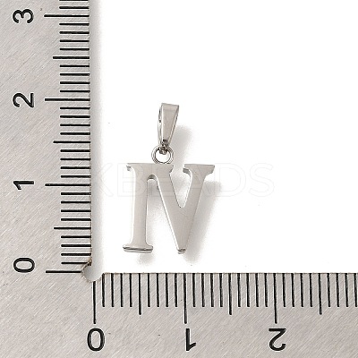 304 Stainless Steel Micro Pave Cubic Zirconia Pendants STAS-H228-02P-06-1