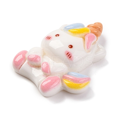 Unicorn Theme Cartoon Resin Decoden Cabochons CRES-Z011-02D-1