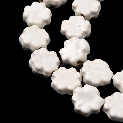 Handmade Porcelain Beads Strands PORC-K010-05F-1
