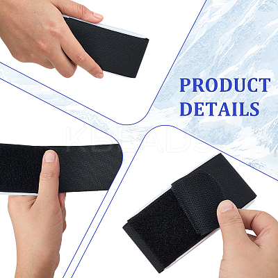 6Pcs 3 Colors EVA with Nylon Snowboard Straps FIND-CN0002-27-1