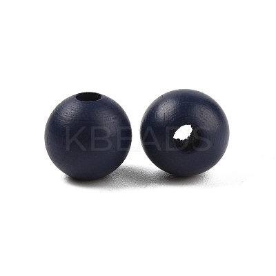 Wood European Beads WOOD-M014-01P-1