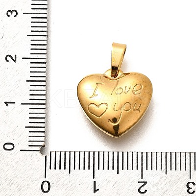 304 Stainless Steel Pendants STAS-B079-04G-01-1