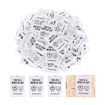 Woven Crafting Craft Labels SENE-WH0007-09-1