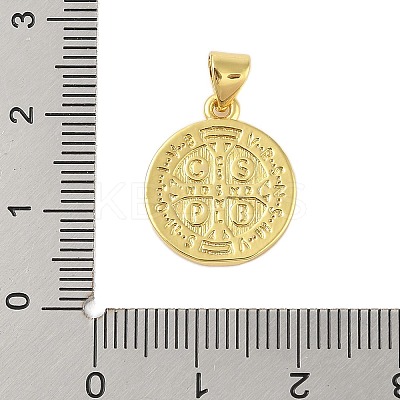 Rack Plating Brass Pendants KK-S380-34G-01-1