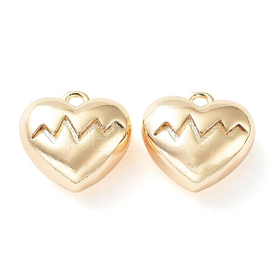 Rack Plating Brass Charms KK-K333-76G-1