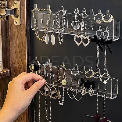 Acrylic Jewelry Hanging Rack PW-WG97867-01-1