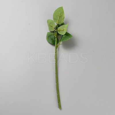 Plastic Leaf Poles AJEW-WH0542-043B-1