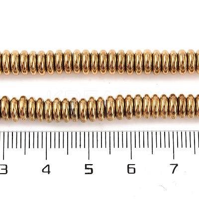 Electroplated Synthetic Non-magnetic Hematite Beads Strands G-H027-D01-02-1