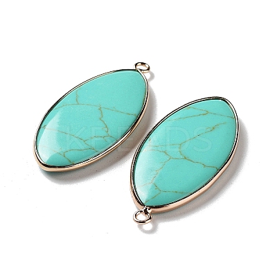 Dyed Synthetic Turquoise Pendants G-G063-03A-1
