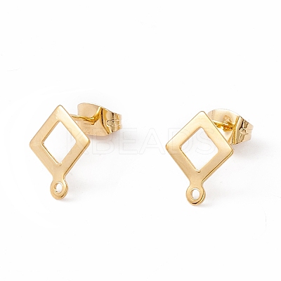201 Stainless Steel Stud Earring Findings EJEW-A071-21G-1