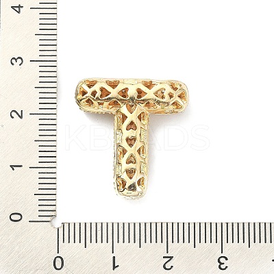 Rack Plating Brass Micro Pave Cubic Zirconia Pendants KK-Q790-01T-G-1