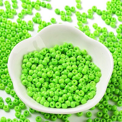 Baking Paint Glass Seed Beads SEED-H002-I-B509-1