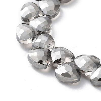 Electroplate Triangle Glass Beads Strands EGLA-A036-11A-PL01-1