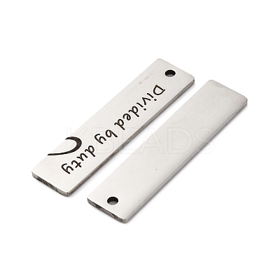 Anti-Tarnish 201 Stainless Steel Pendants STAS-R002-16P-1