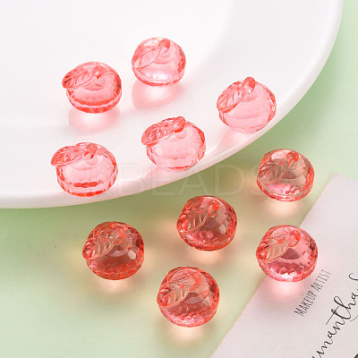 Transparent Acrylic Pendants TACR-T024-05B-910-1