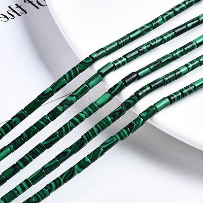Synthetic Malachite Beads Strands X-G-S366-075-1