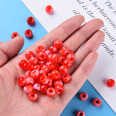 Acrylic European Beads MACR-S375-002B-05-1