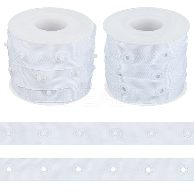 5Yards Polyester Sewing Snap Button Tape DIY-OC0014-49A-1