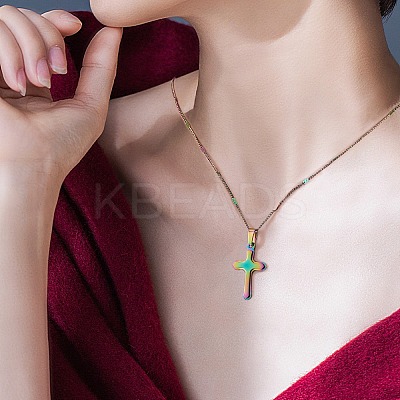 6Pcs 6 Style Ion Plating(IP) 304 Stainless Steel Pendants STAS-SZ0002-04-1