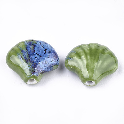 Handmade Porcelain Beads PORC-S498-36E-1