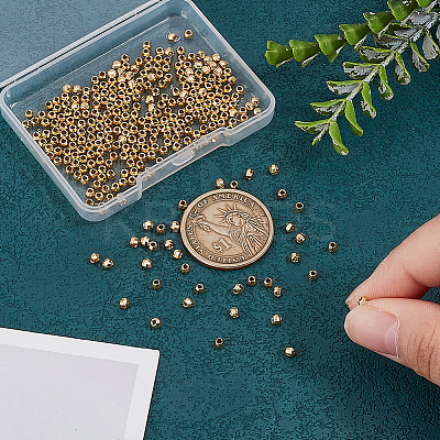 300Pcs Brass Spacer Beads KK-PH0010-38-1