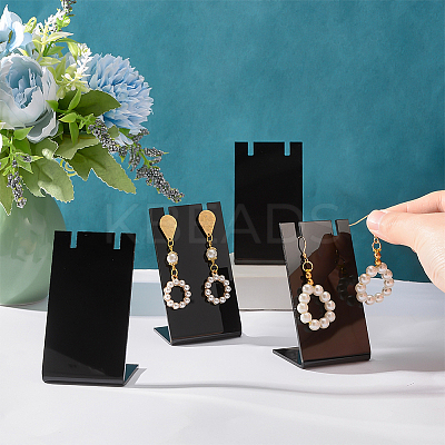 Acrylic Earring Display Stands EDIS-WH0029-15A-1