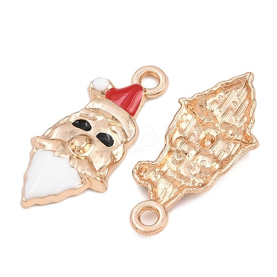 Christmas Theme Alloy Enamel Pendants FIND-I065-02F-KCG-1