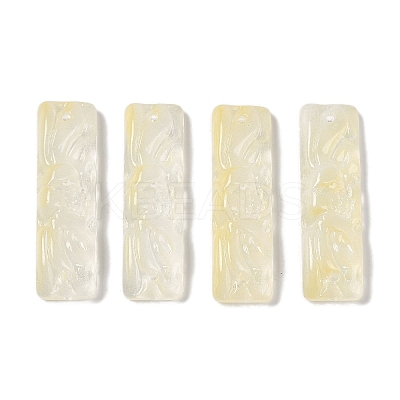 Baking Paint Glass Pendants GLAA-S202-16K-1