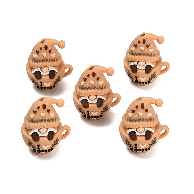 Cooffee Theme Silicone Beads SL-CBA6E44-01D-1