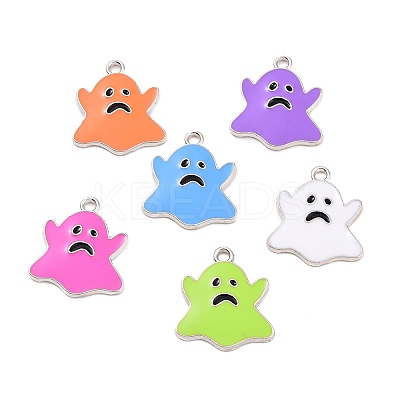 Alloy Enamel Pendants ENAM-M055-37P-1