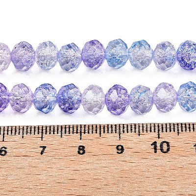 Transparent Glass Beads Strands GLAA-T023-8mm-A11-1