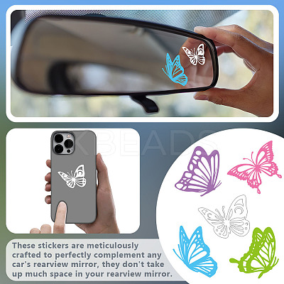 1Pc Waterproof PVC Electrostatic Stickers DIY-OC0013-20C-1