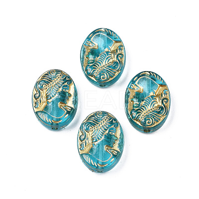 Plating Acrylic Beads X-PACR-N008-027-1