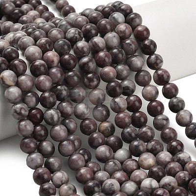 Natural Gemstone Beads Strands G-H067-A01-8mm-1